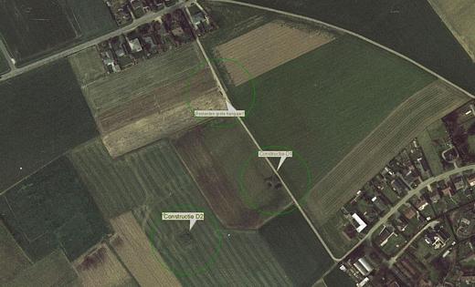 luchtfoto met huidige toestand luchthaven Gontrode